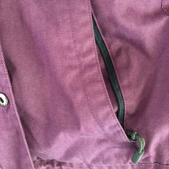 Predator Wear Jacket XS Purple Gray Removable Hood Insulated Ski Coat Parka - Picture 7 of 14